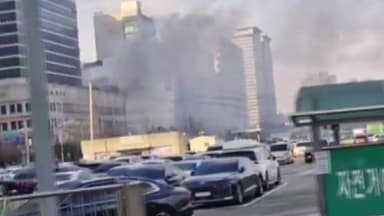 40층짜리 주상복합건물에서 불...대피 소동 빚어져