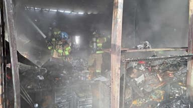 강원도 원주 건설기계업체 화재...60대 남성 숨진 채 발견