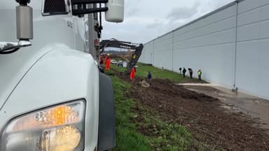 미국 시애틀 제방 붕괴...건물 1,100채 대피령