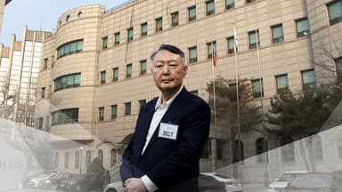 윤 전 대통령, 군사법원 증인으로 첫 출석..."증언 거부"