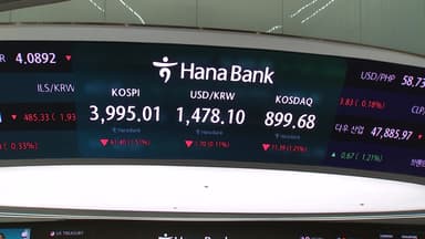 '롤러코스터' 코스피...급락 출발 뒤 4,000선 회복