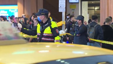 타이베이 연막탄 흉기 난동 "단독 범행"...3시간 이상 경찰 '무방비'