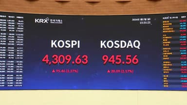 '전인미답' 코스피 4,300 돌파...삼전·하이닉스 또 최고가