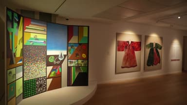 파리 사로잡은 '한국의 색' 전시회