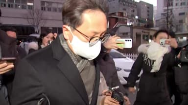 '김병기 호텔 오찬 의혹' 쿠팡 박대준 경찰 조사 출석