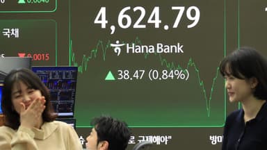 코스피 종가 4,600선 첫 돌파...7거래일 연속 최고가