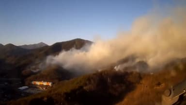 광양 산불 20시간 만에 주불 진화...잔불 정리 중