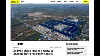 캄보디아 천즈 체포 뒤 범죄단지 인력 대탈출