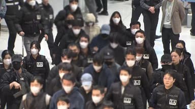 캄보디아 범죄 조직원들 전국 압송...사기 수사 속도