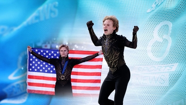 '세계 최초' 7차례 4회전 점프 성공…3연속 우승