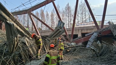 광주대표도서관 공사장 붕괴…사망 2명·실종 2명